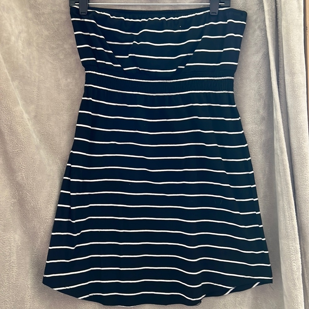 Empyre black and white striped dress